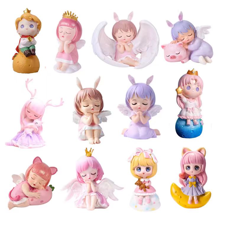 城堡烘焙甜品台玩偶摆件蛋糕装饰