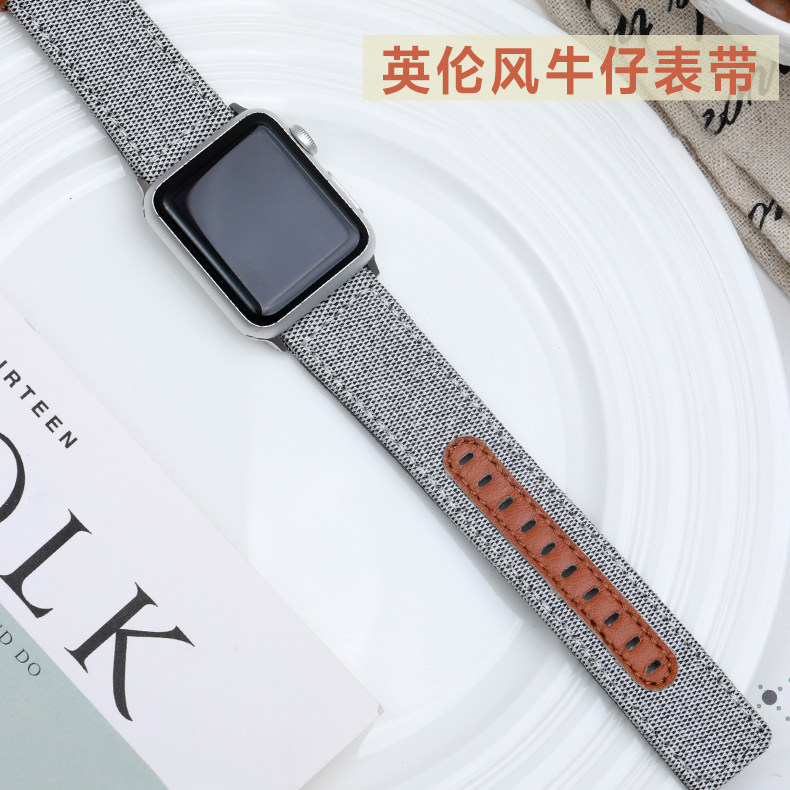 星图iwatch英伦腕皮带
