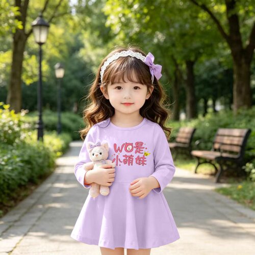 女宝宝连衣裙春秋装洋气婴儿公主裙纯棉长袖小女孩仙女裙女童裙子