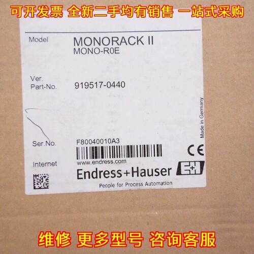919517-0440 MONO-R0E 工控模块 恩德斯豪斯MONORACK II议价维修