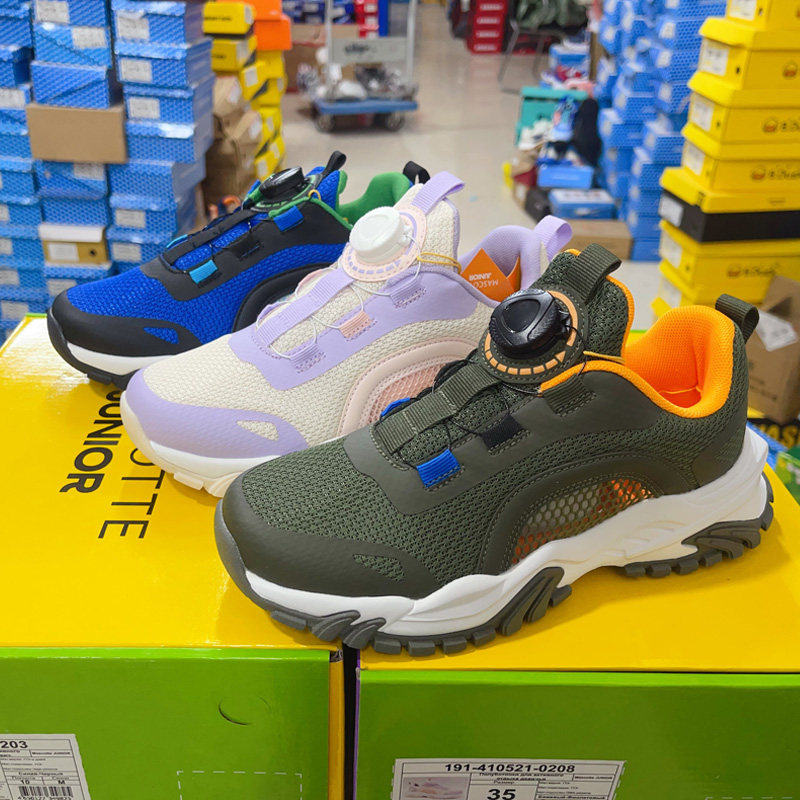 出口英国外贸原单男童女儿童春夏款网布透气休闲运动鞋防滑耐磨