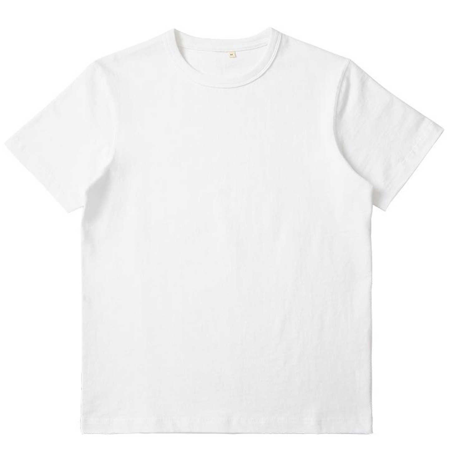 雪溪男装夏天不闷热短袖情侣T恤男女同款纯色打底衫不透圆领上衣