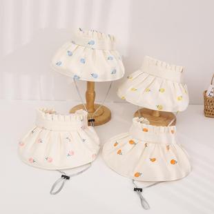 儿童帽子春秋季婴幼儿遮阳帽夏季宝宝防晒帽男宝女宝可调节空顶帽