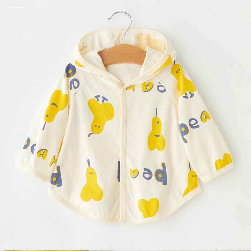 婴儿防晒衣夏季婴幼儿长袖上衣夏款男童衣服轻薄小宝宝外套夏装女