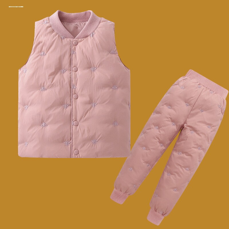 青少年冬季内胆衣裤套装初中生高中生校服校裤神器保暖小袄