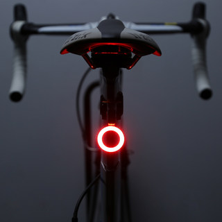 迪路仕自行车骑行尾灯USB充电山地公路车夜骑高亮创意警示灯装备