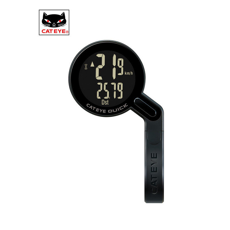 cateye猫眼CC-RS100W圆屏幕英文平衡车山地公路自行车码表防水