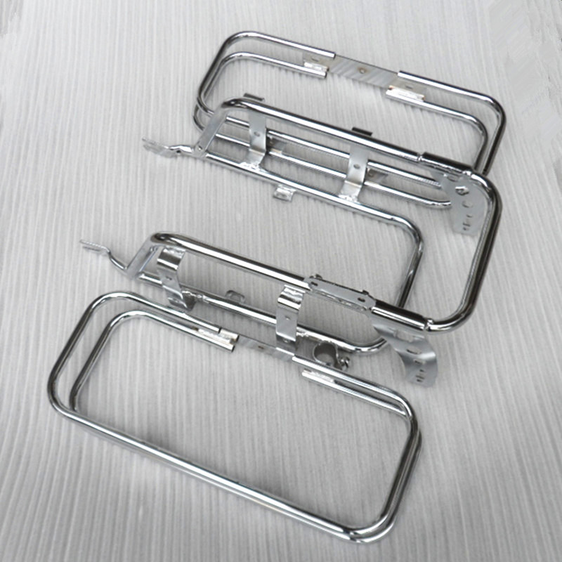 摩托车五WY125羊后货架后尾架挂箱支架白色边箱侧箱固定安装架子