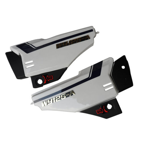 摩托车白色WY125边盖侧盖