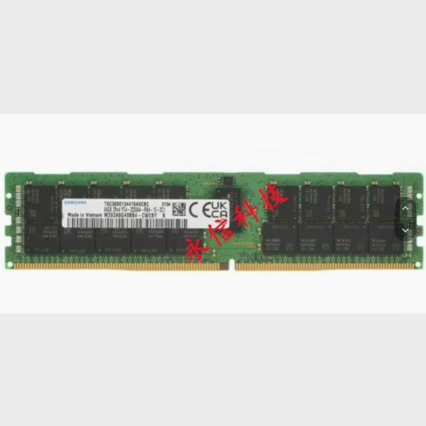 M393A8G40BB4-CWE 三星 64G 2RX4 PC4-3200AA ECC REG服务器内存