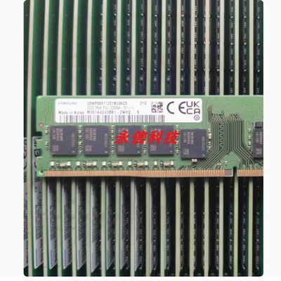 三星 32G 2RX8 DDR4 3200 纯ECC 服务器内存条 M391A4G43BB1-CWE