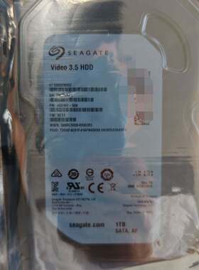 原装 ST1000VM002 1TB监控硬盘3.5寸薄盘1T高清5400转64M