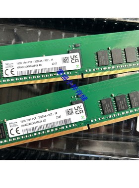 SK hynix海力士16G 1RX4 3200AA ECC REG HMAG74EXNRA084N AD内存