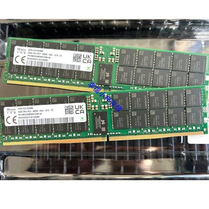 SK 海力士 64G2RX4 PC5 DDR5代 PC5-4800 REG ECC服务器内存