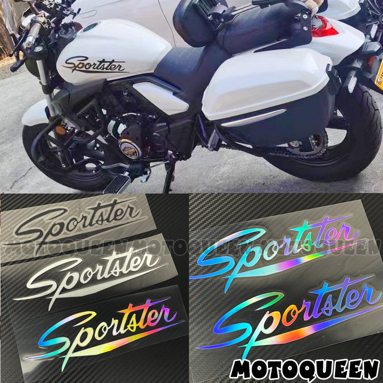 适用铃木TR300钱江闪300s/500s力帆V16摩托车油箱反光贴纸贴花画