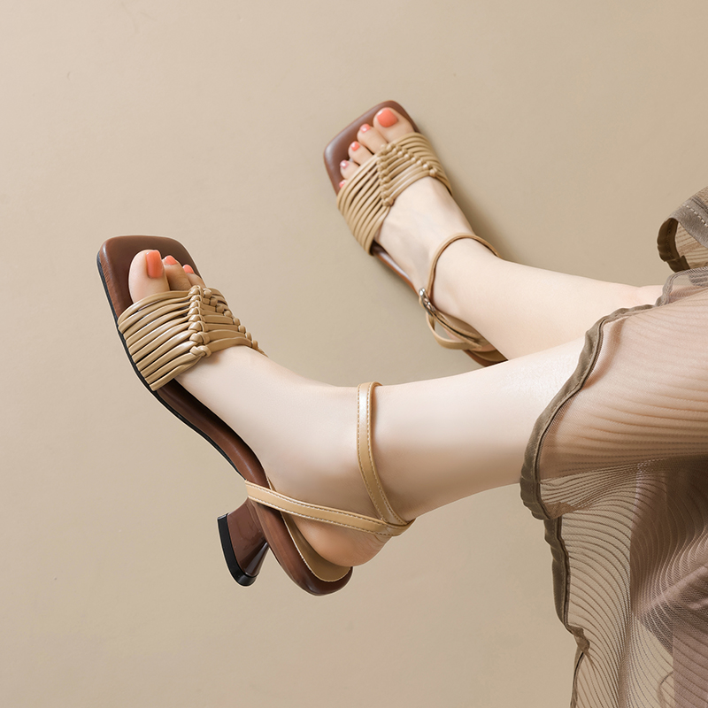 高跟凉鞋女夏外穿2025新款