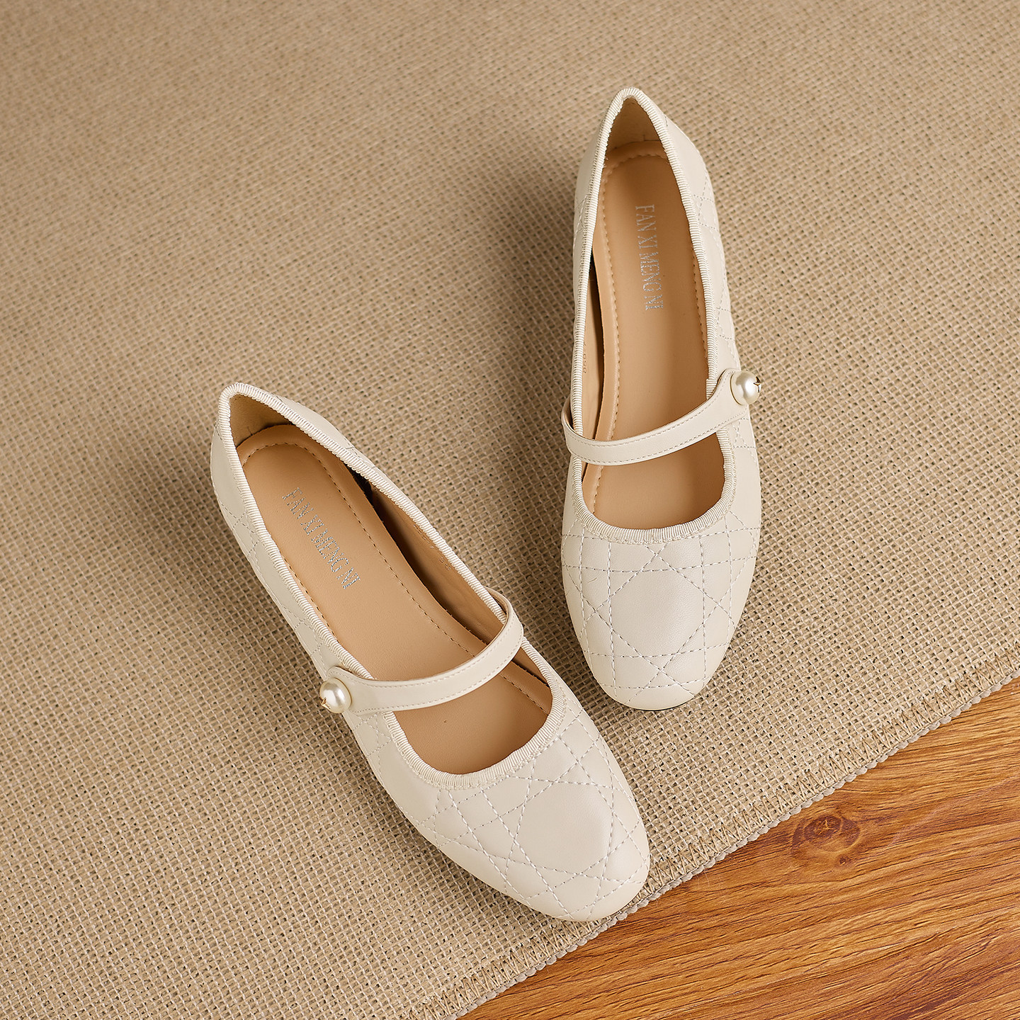 巨好看复古小香风玛丽珍法式浅口春内增高单鞋女平底不累脚配裙子,女鞋,浅口单鞋,淘宝优惠券,粉丝福利购,淘宝优惠卷