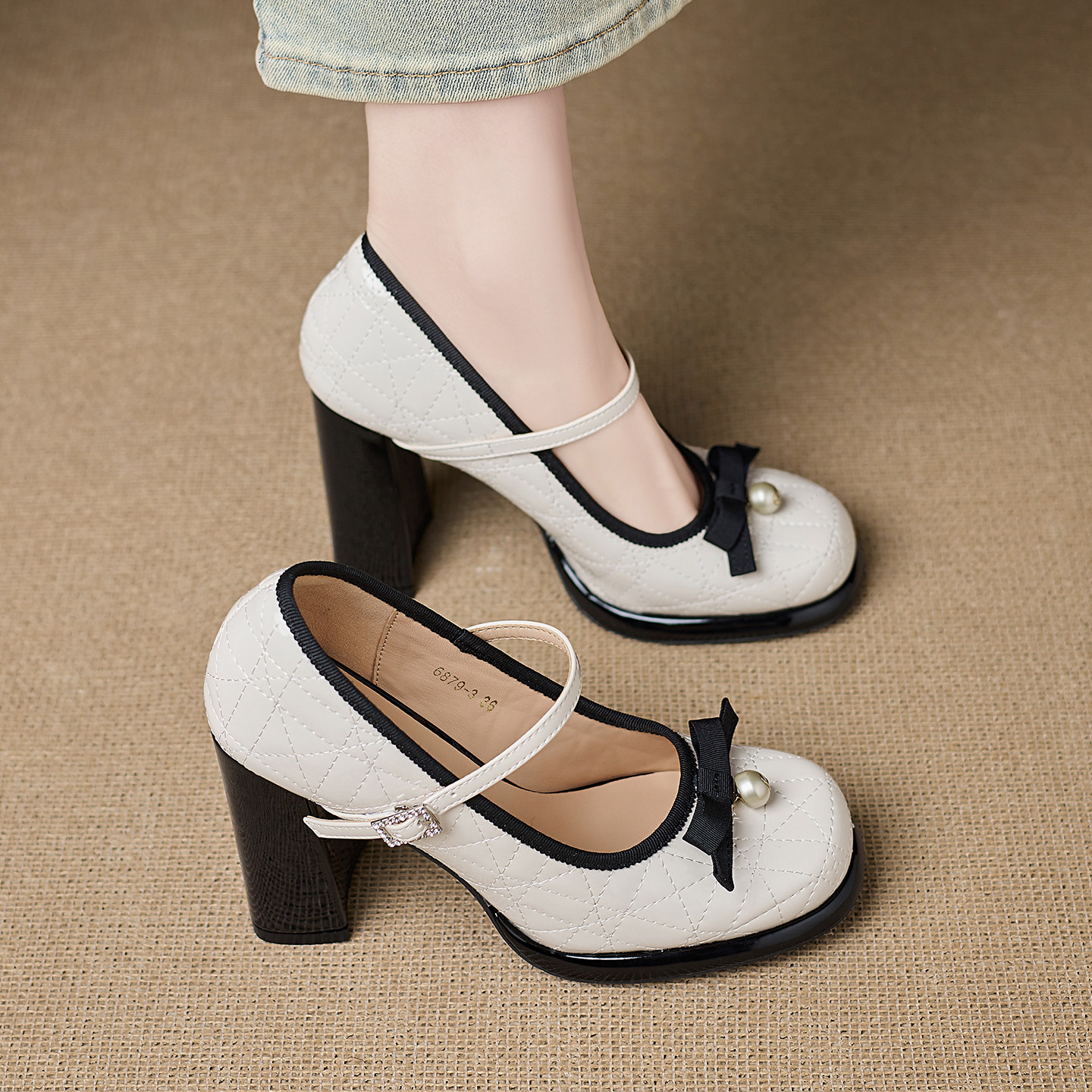 超高跟爆款防水台玛丽珍浅口鞋子女2026新款春巨好看单鞋女不累脚