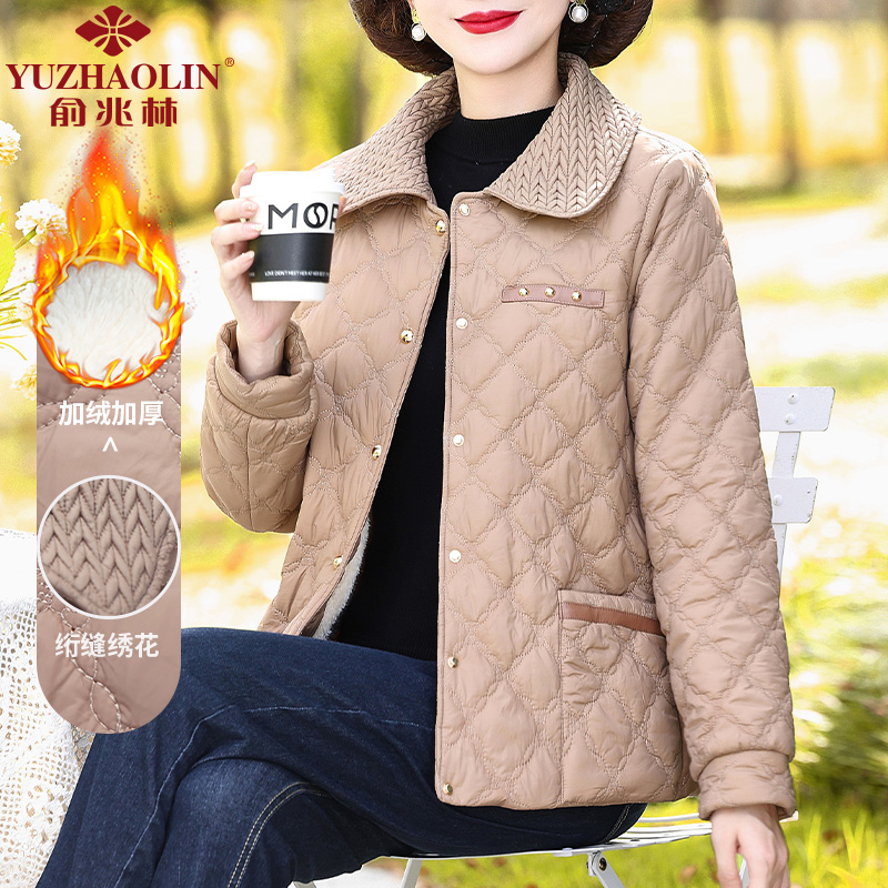 冬装洋气短款外套加绒棉袄