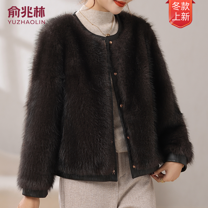 俞兆林仿貂绒妈妈2025新款百搭款