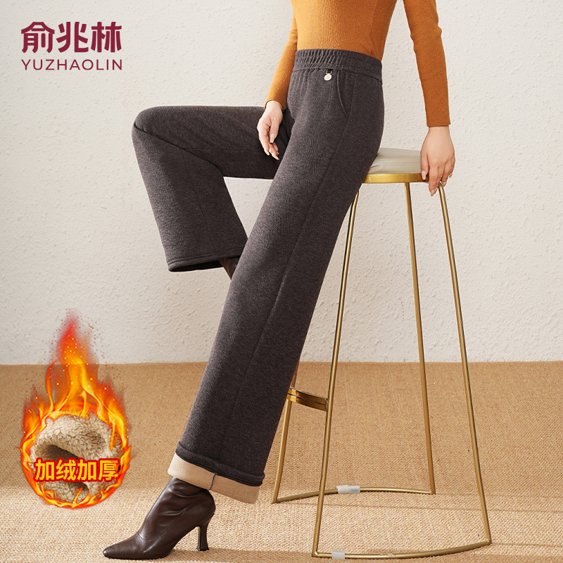 妈妈秋冬装裤子女长裤宽松