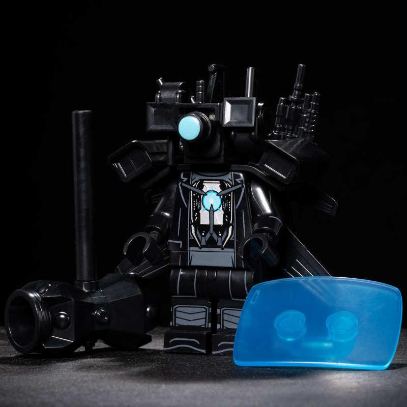 泰坦电视人大战马桶人监控人Gman拼装积木人仔玩具KDL823