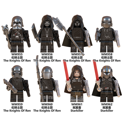 MOC星球大战9凯洛伦骑士团WM6089弑星者拼装积木人仔玩具