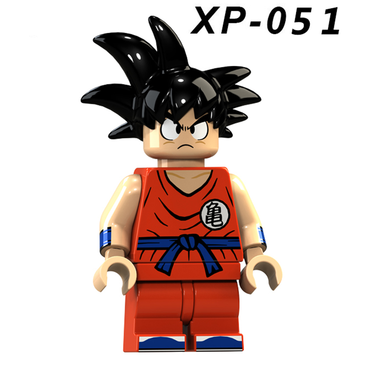 积木七龙珠贝吉塔XP051孙悟空男孩第三方拼装MOC人仔玩具