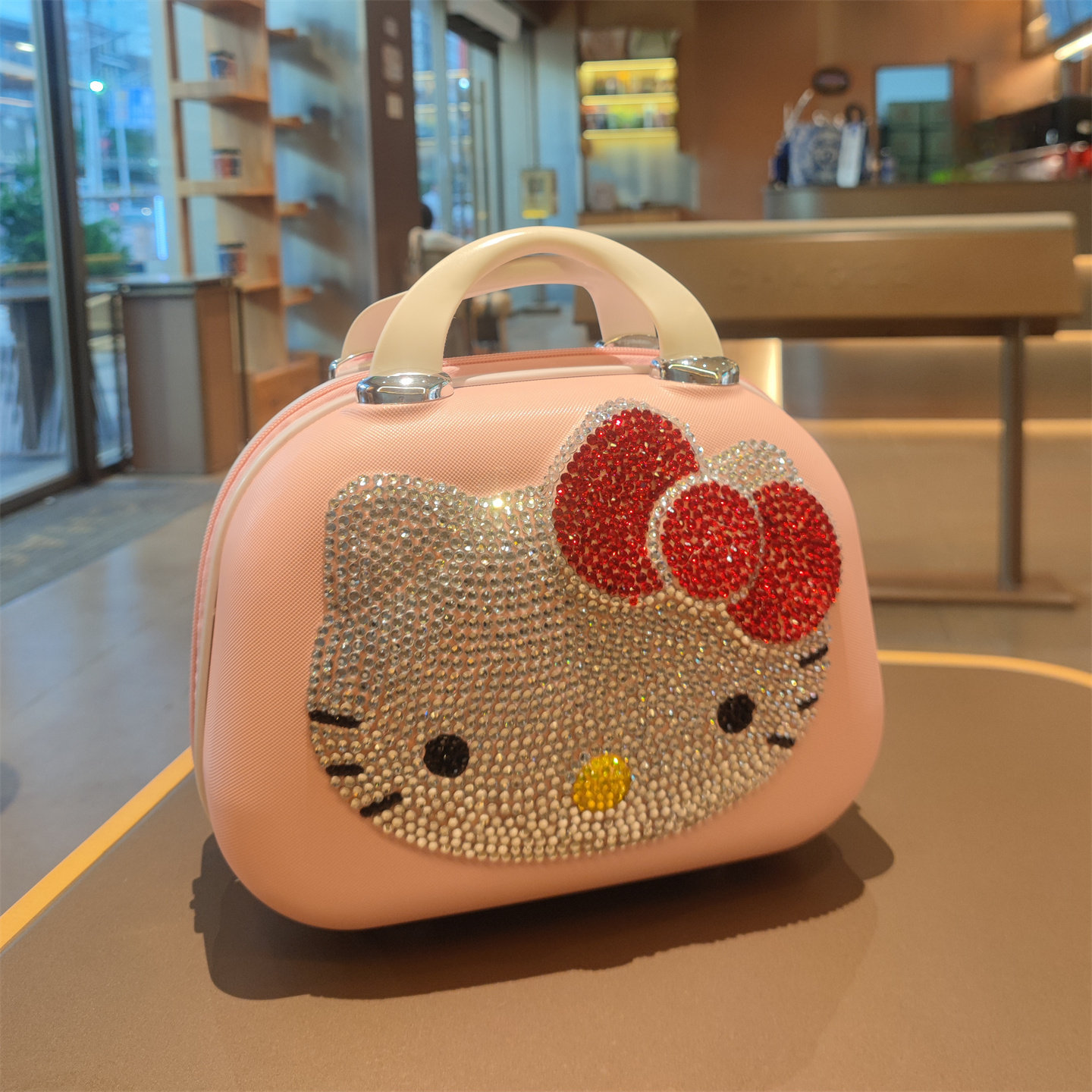 甜美可爱卡通猫咪时尚小行李箱女