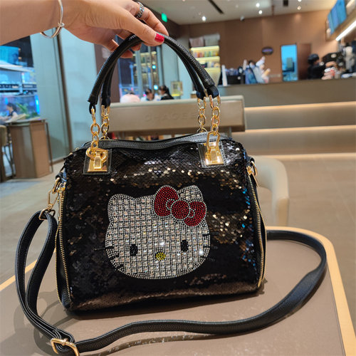 休闲洋气可爱链条大容量单肩女包