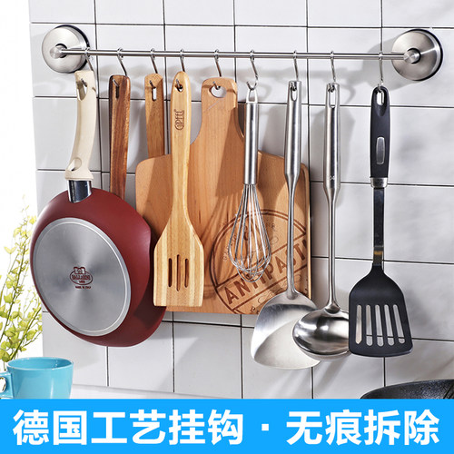 强力粘不锈钢浴室吸盘置物架挂钩