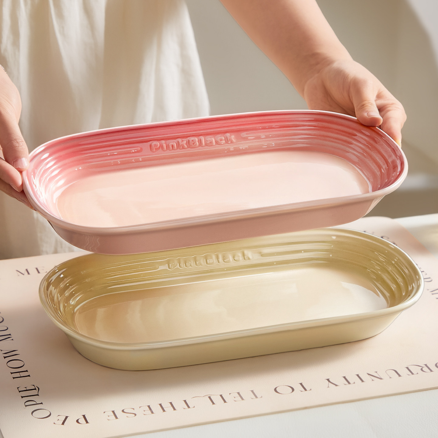 鱼盘家用2026新款蒸鱼专用盘子陶瓷长方形漂亮大鱼盆鱼碗装鱼碟子,餐饮具,盘,淘宝优惠券,粉丝福利购,淘宝优惠卷