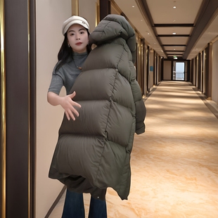 新款 2026新款 外套2026爆款 抗寒款 鹅绒服 鹅绒羽绒服女三防泡芙长款