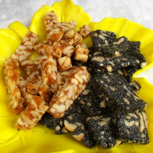 新品花生糖芝麻糖混装 浙江台州府城临海特产炒米糖传统糕点 散装