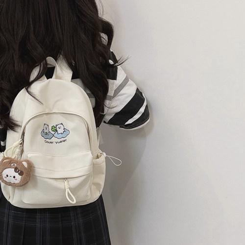 韩版ins风少女休闲双肩包 旅游轻便小背包高中大学生初中女生书包
