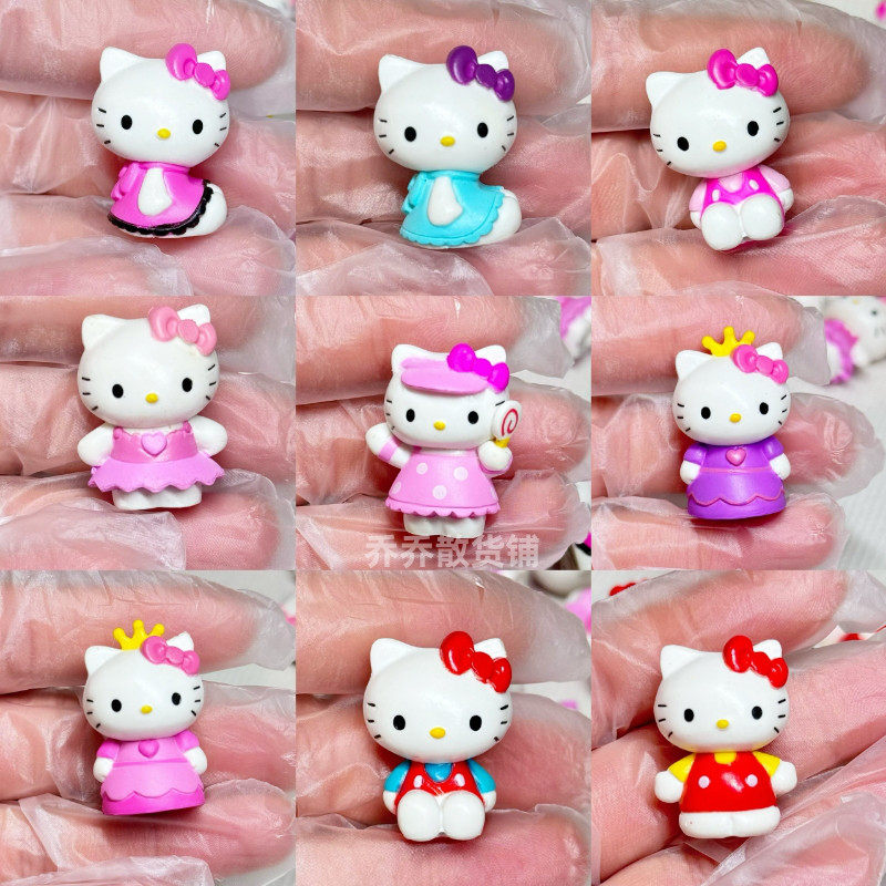 holle kitty摆件散货装凯蒂猫玩具kiti猫公仔哈喽kt玩偶小号礼物