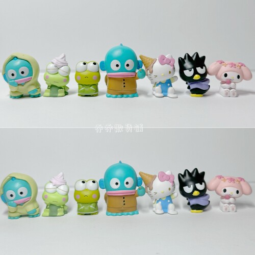 帕恰狗pc狗大眼蛙xo酷企鹅人鱼汉顿丑鱼山姆企鹅贝克鸭公仔摆件