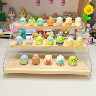 现货散货三丽鸥角落生物公仔摆件模型周边可爱奶油胶diy配件儿童