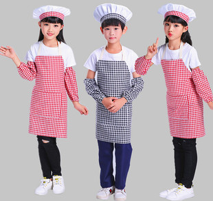 幼儿园小厨师演出服角色扮演亲子服装儿童摄影服少儿厨师职业套装