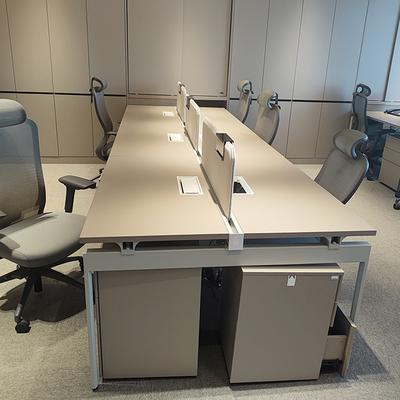 STEELCASE世楷屏风工位6人组合办公桌开放式职员桌电脑桌简约卡位