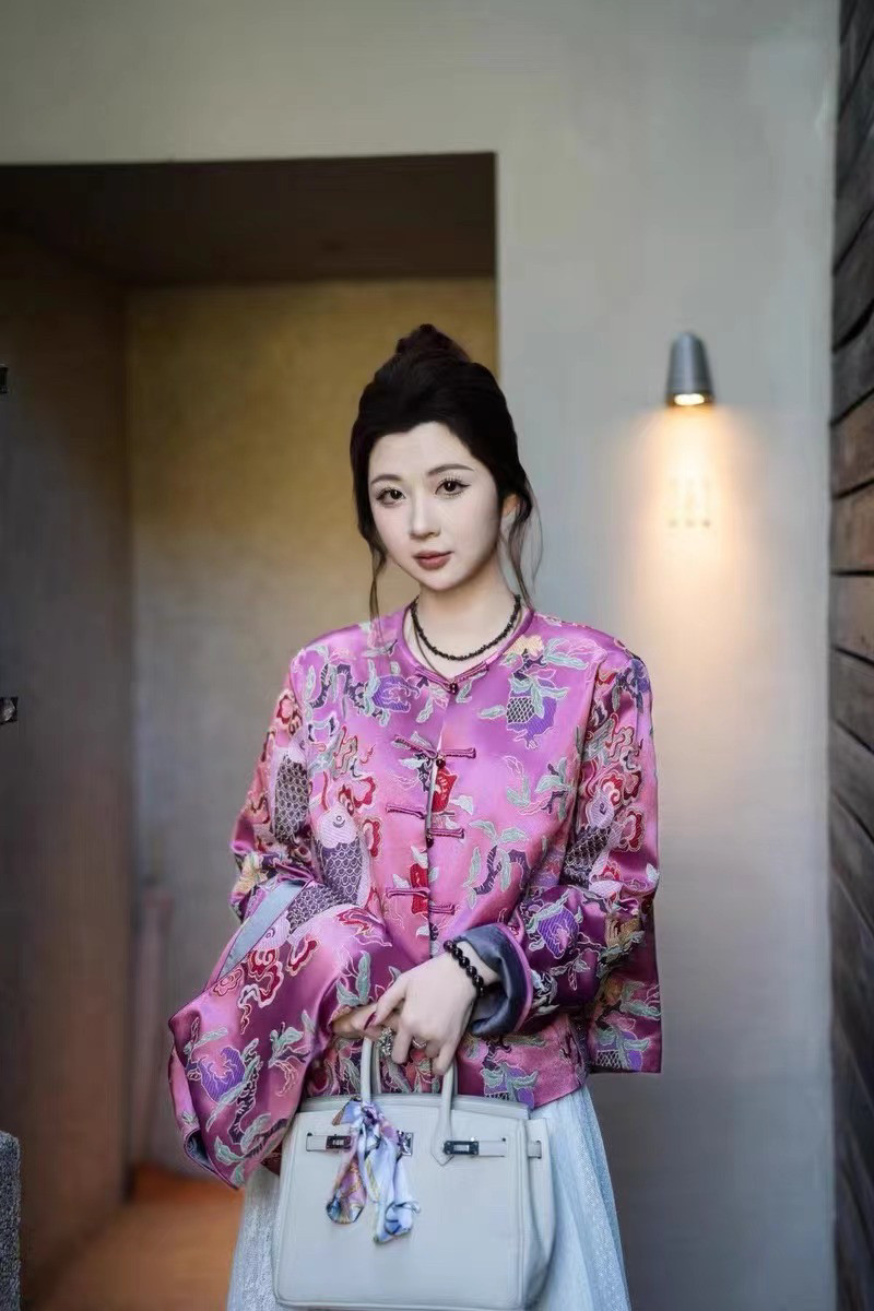 2025早春新款新中式高级感小众设计醋酸刺绣外套,女装/女士精品,上衣,淘宝优惠券,粉丝福利购,淘宝优惠卷