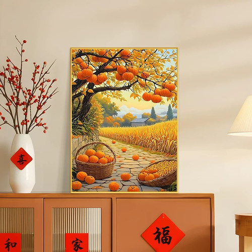 五谷丰登餐厅中式装饰画