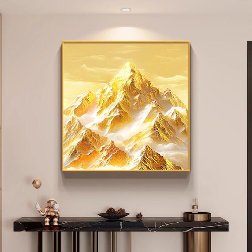 有山无水金山生财客厅装饰画