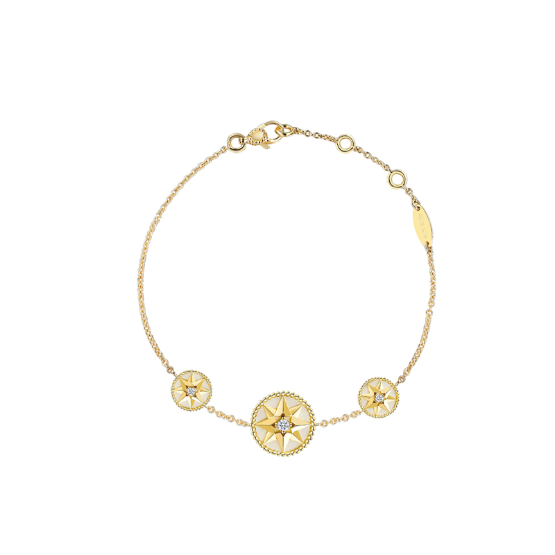 18k罗盘手链八芒星罗盘玫瑰手饰