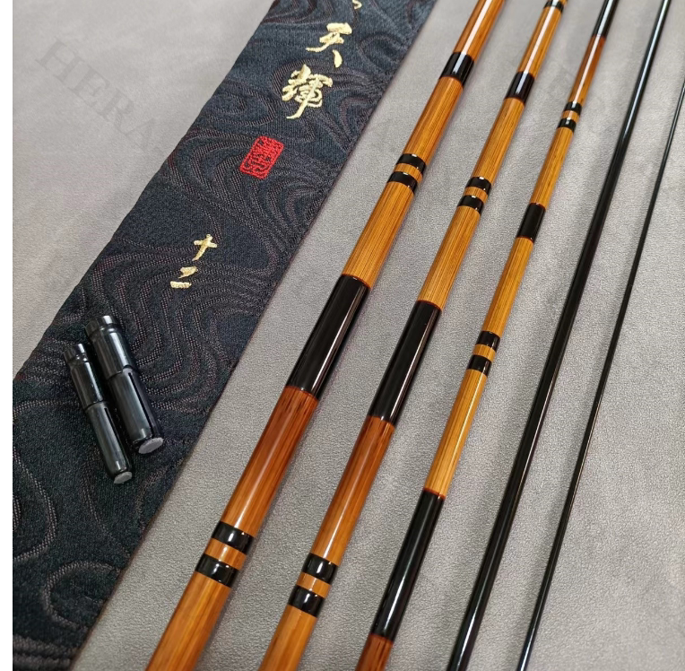 高档新进口碳布高碳天辉并继竿 插接竿手竿鲫鱼竿13尺硬式竿台钓