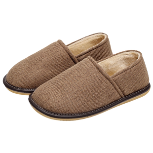 男女包跟棉拖鞋秋冬季居家室内防滑透气软底保暖拖鞋棉靴家用老人