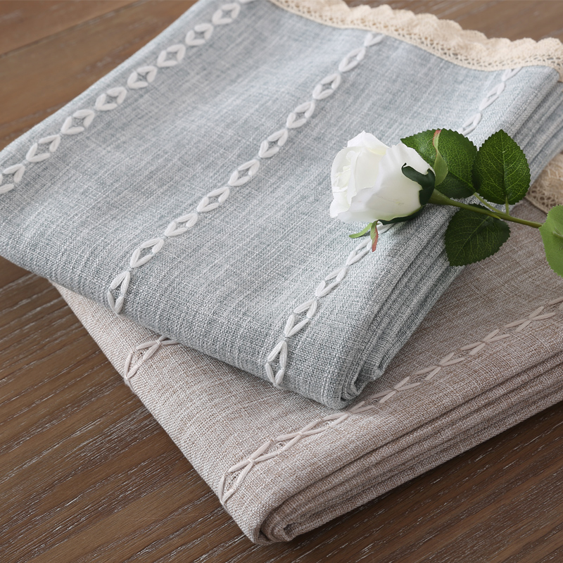 日式棉麻高级感桌布布艺