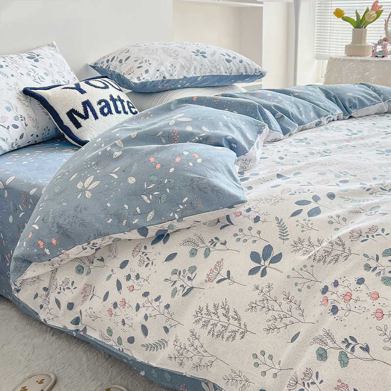 单件纯棉被套单人床单