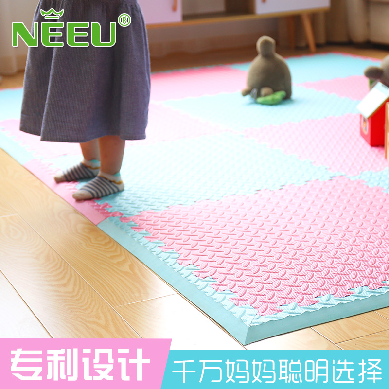 neeu泡沫地垫拼接爬爬垫家用地板垫卧室拼图榻榻米宝宝加厚爬行垫(用3元券)