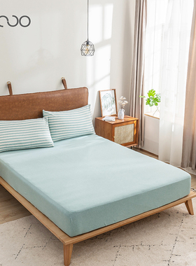 Tocco/洮卡 针织汗布床笠 床单纯棉纯色水洗棉防滑固定